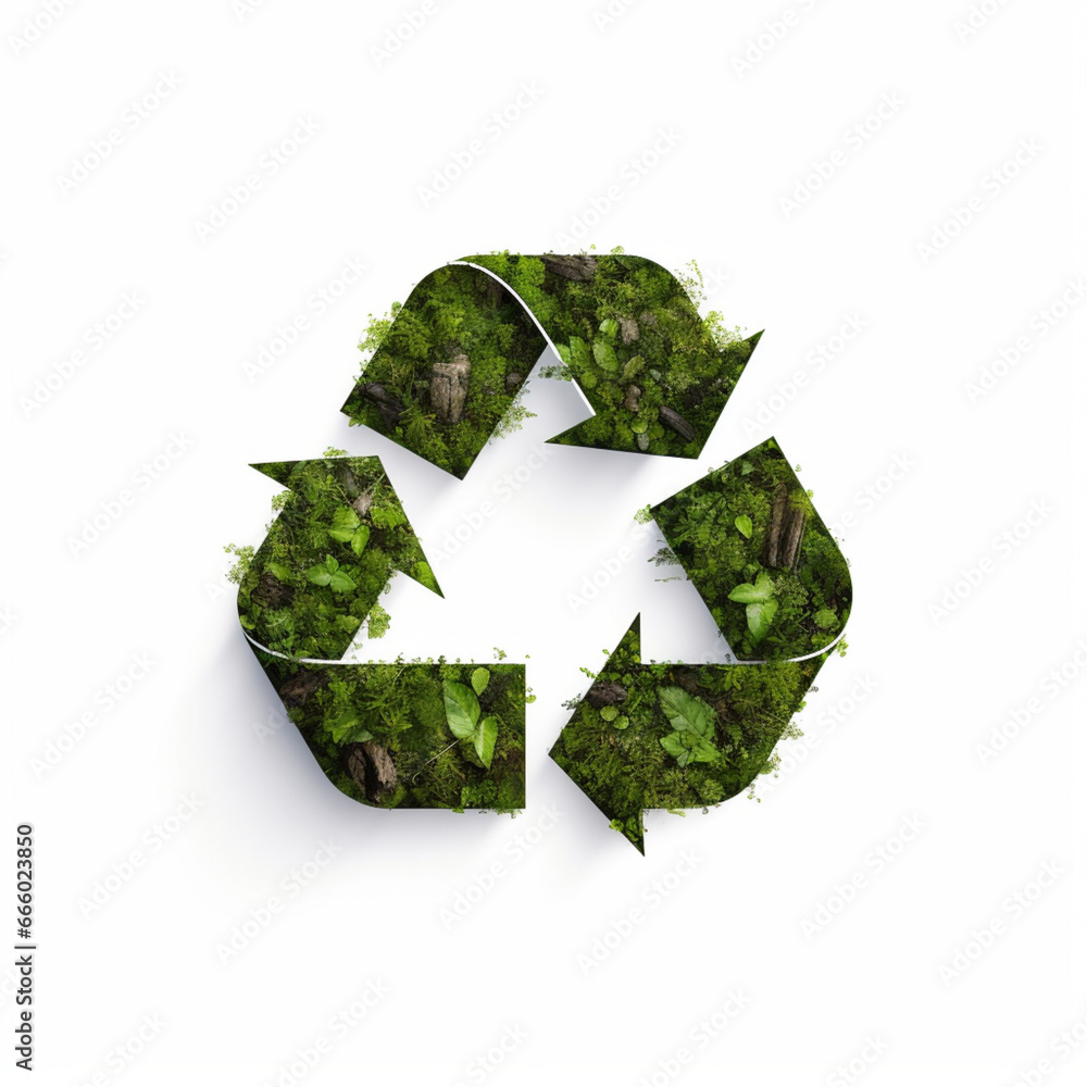 A universally recognized recycling symbol, comprising three chasing arrows forming a closed loop, symbolizing the importance of sustainable practices and the circular economy A universally recognized recycling symbol, comprising three chasing arrows forming a closed loop, symbolizing the importance of sustainable practices and the circular economy