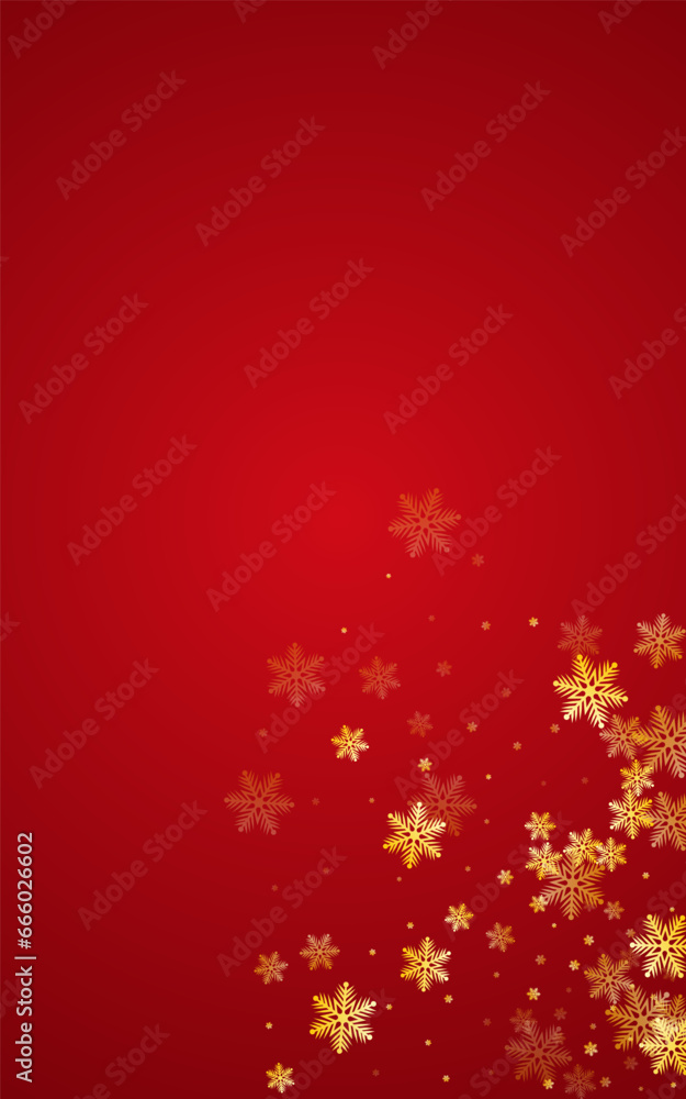 Silver Snowflake Vector Red Background. Xmas Silver Snowflake Vector Red Background. Xmas