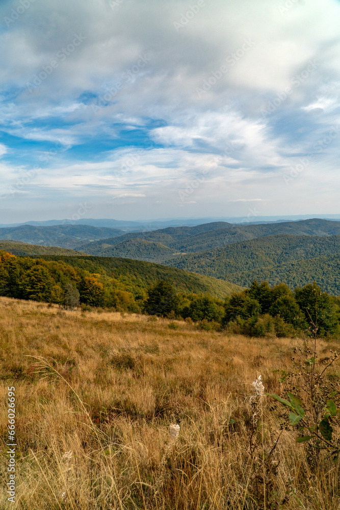 Polonina Wetlinska, Bieszczady mountain, Bieszczady National Park, Poland. Polonina Wetlinska, Bieszczady mountain, Bieszczady National Park, Poland.