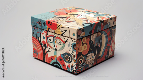Gift box happy new year