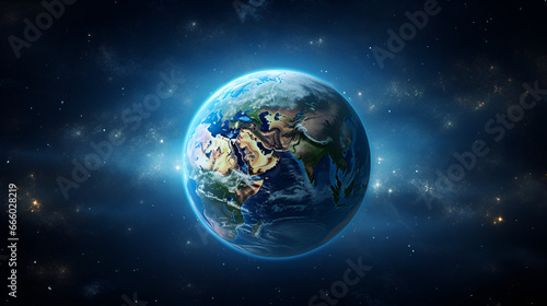 photography of planet Earth globe from space © Tendofyan