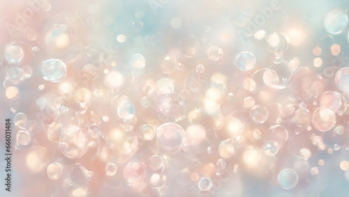 A mesmerizing and dreamy blend of soft ethereal blur, set against a backdrop of light red, adorned with whimsical bubbles, a delicate watercolor effect, and subtle bokeh elements.