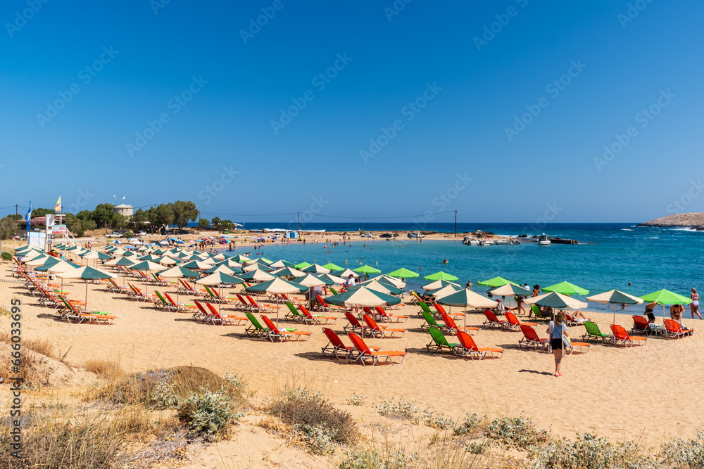 Obraz premium Stavros (Zorba's) Beach on Crete, Greece