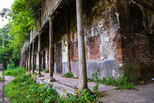 Baisrshi Zamindar Bari or Rajendra Babur haveli is a old historical zamindar house in Faridpur- Bangladesh photo