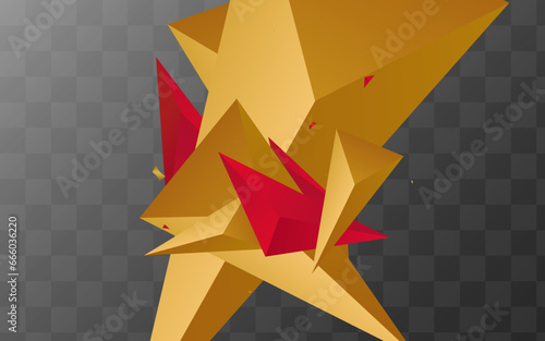 Luxury Shards Creative Vector Transparent