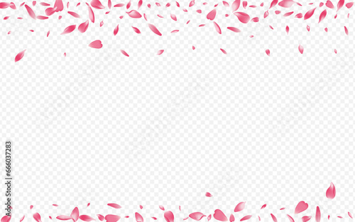 Purple Blossom Vector Transparent Background.