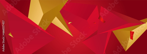 Burgundy Shapes Technology Vector Pink Panoramic