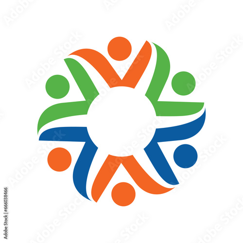 people star team logo icon