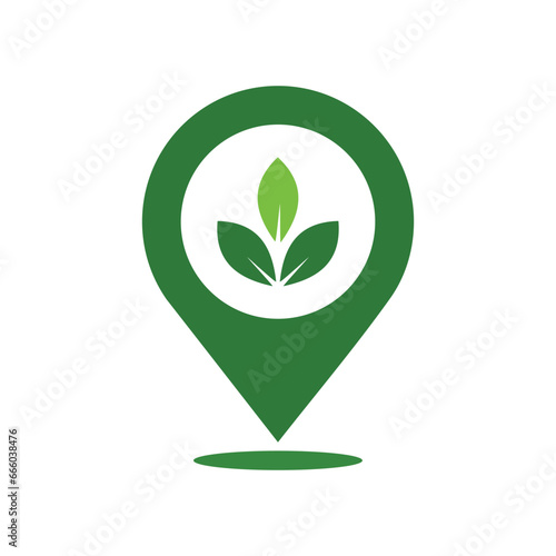 plantation farming agriculture location logo icon