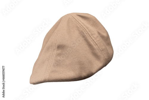 Ascot cap isolated on a white background.