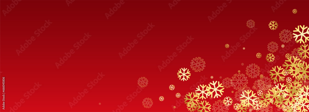Gray Snowfall Vector Panoramic Red Background. Gray Snowfall Vector Panoramic Red Background.