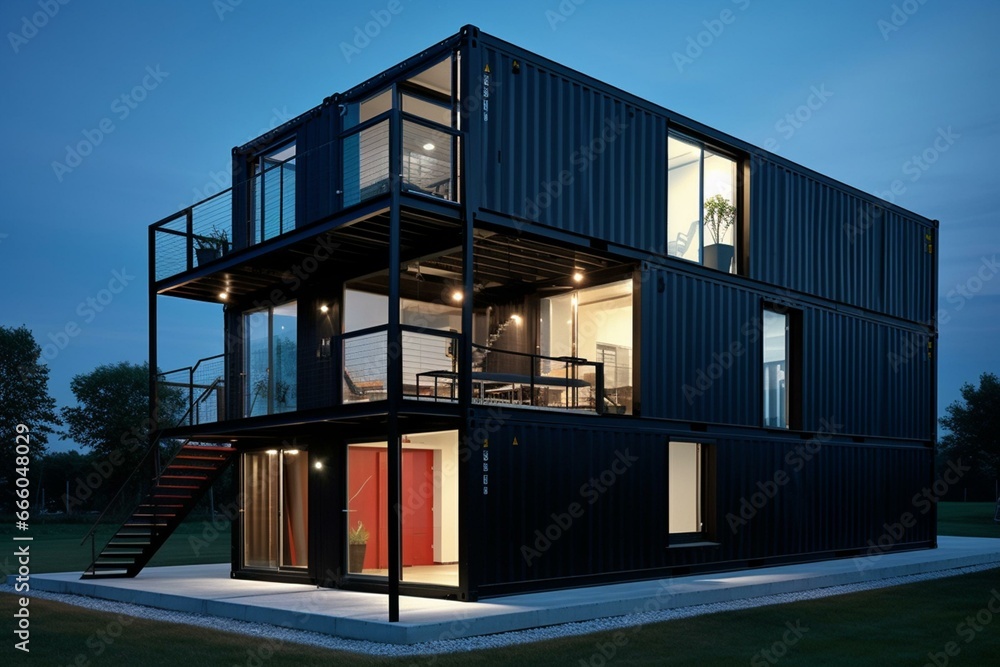 container house. Generative AI
