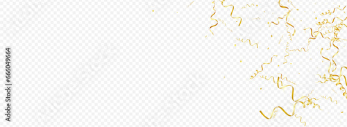 Gold Serpentine Falling Vector Panoramic