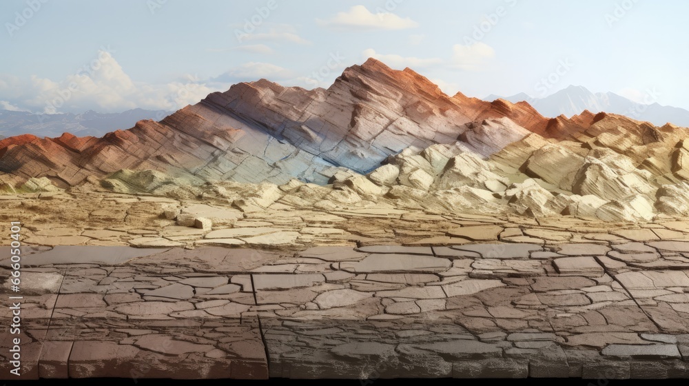 Explore the geological history of the earth with this photo of volcanic ...