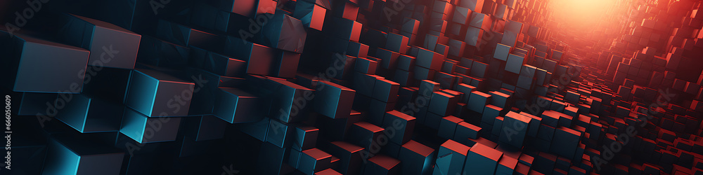 Obraz premium 3D abstract background, abstract art, wallpaper