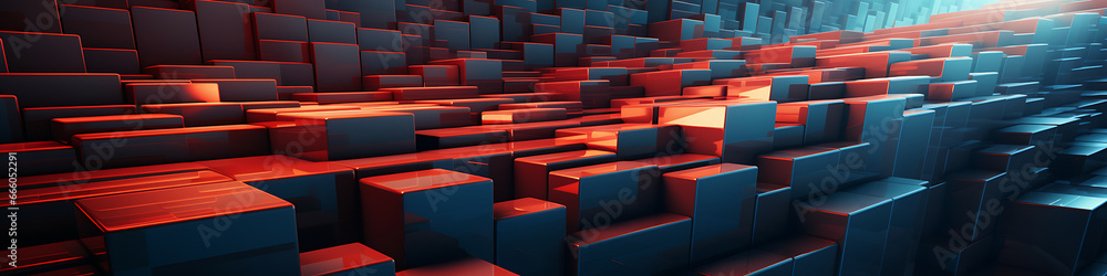 Obraz premium 3D abstract background, abstract art, wallpaper