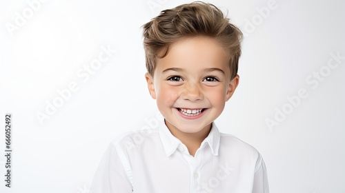 Close-up portrait of a young boy