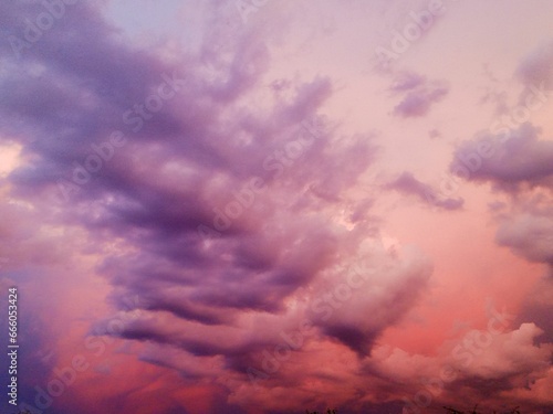 Beautiful Pink Raining Cloud