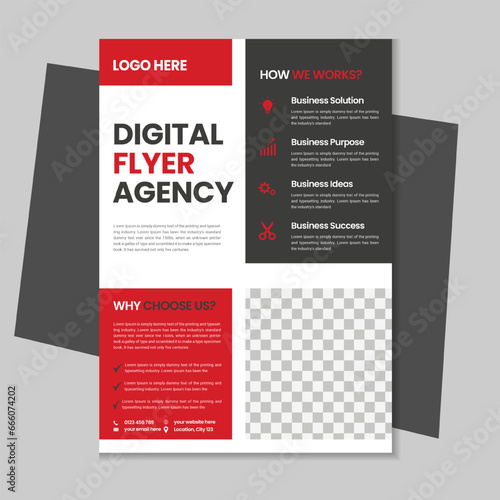 Colorful corporate and business flyer collection, corporate poster, flyer bundle, brochure, annual report, proposal, leaflet, company profile, digital marketing poster and a4 layout with mockup