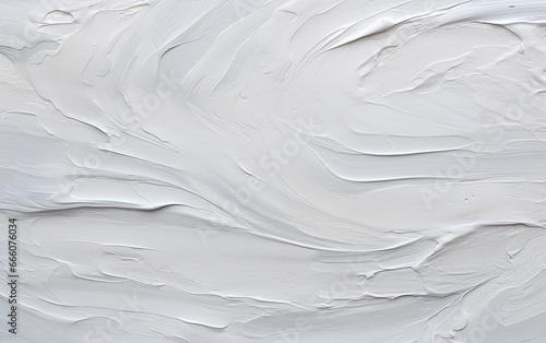 Thick White Oil Painted Texture – Acrylic Abstract Artistry