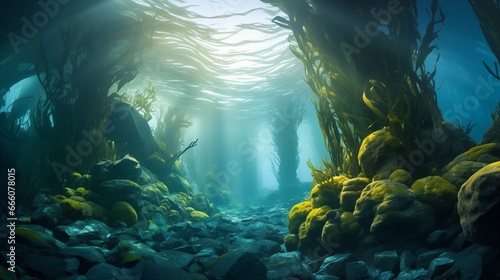 The Channel Islands host a vibrant submerged forest of Giant Kelp home to countless marine species photo