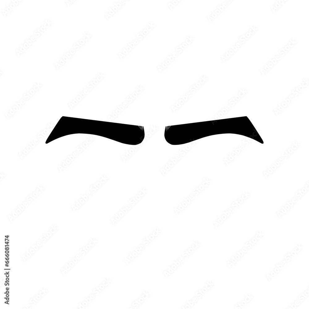 Fototapeta premium Eyebrow Shape Illustration