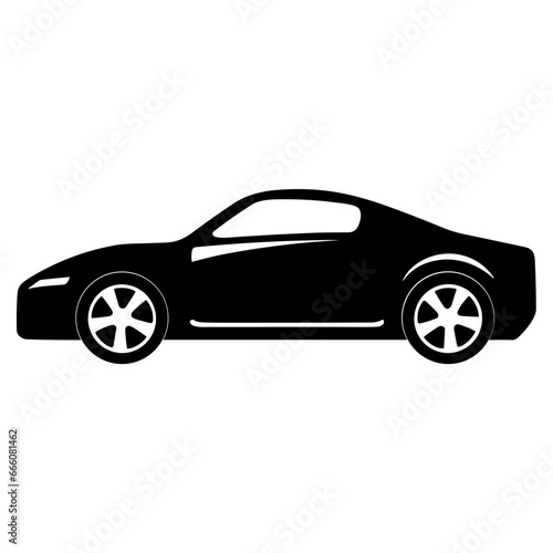 Modern Sport Car Icon Illustration. SVG VectoR © Hoeda80