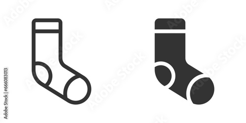 Socks icon isolated on a white background