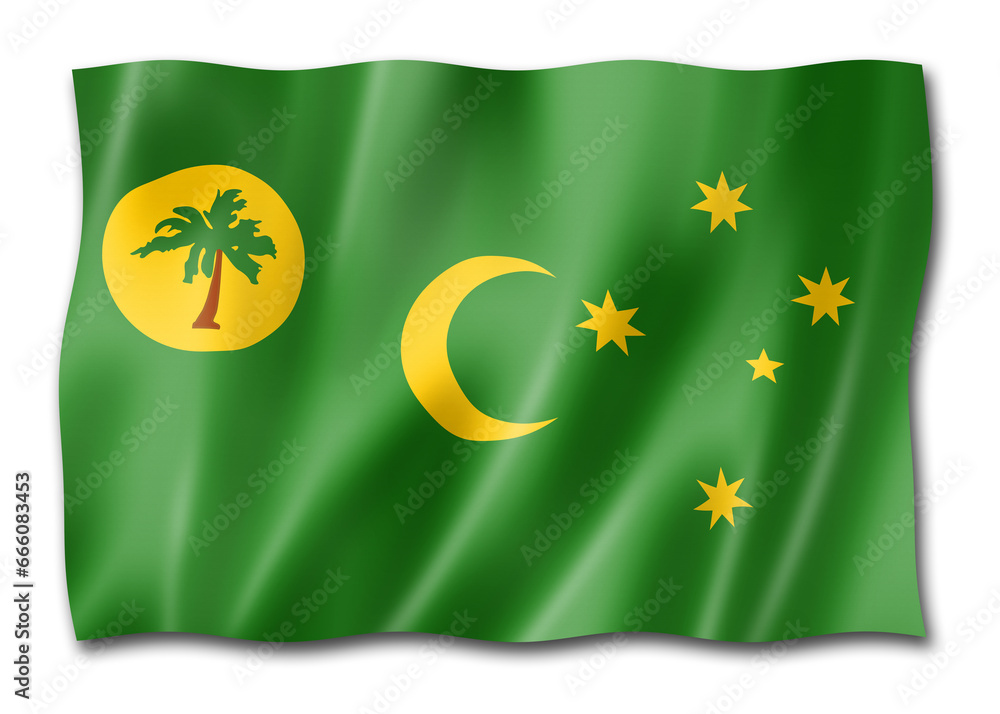Cocos Islands - Keeling - territory flag, Australia Cocos Islands - Keeling - territory flag, Australia