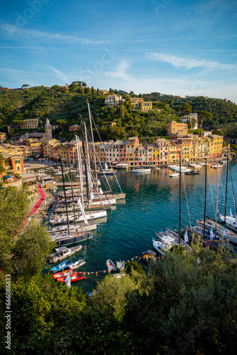 Marina in Portofino town, Liguria, Italy
