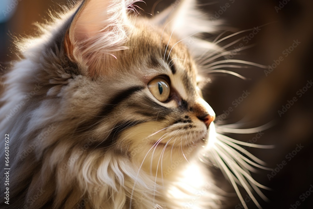 Closeup of a fluffy kitten Adorable kitten Beautiful cute little cat closeup Closeup of a fluffy kitten Adorable kitten Beautiful cute little cat closeup