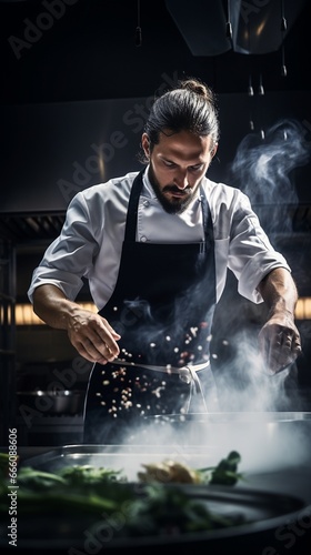 Smoky Delights: Chef at Work