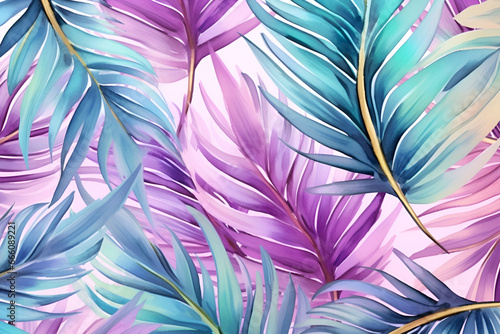Summer tropical design. Abstract floral composition
