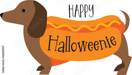 Halloween Dachshund, Halloween Dogs, hot dog costume