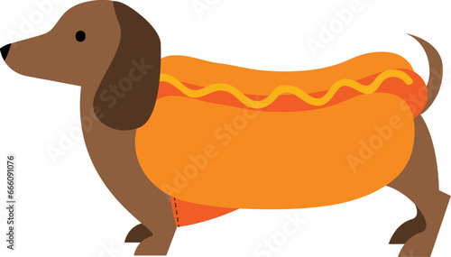 Halloween Dachshund, Halloween Dogs, hot dog costume