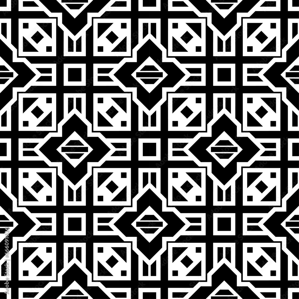 Seamless models. Modern stylish texture. Monochrome, simple. Vector.