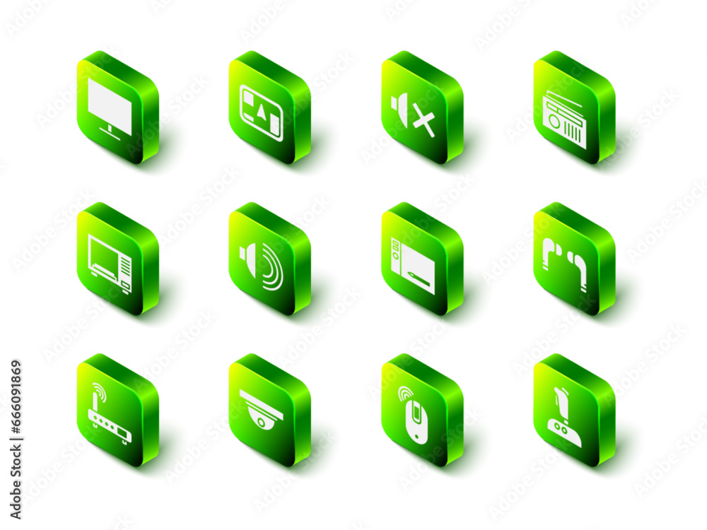 Set Gps device with map, Speaker mute, Radio antenna, Air headphones, Joystick for arcade machine, Graphic tablet, Wireless computer mouse and Motion sensor icon. Vector Set Gps device with map, Speaker mute, Radio antenna, Air headphones, Joystick for arcade machine, Graphic tablet, Wireless computer mouse and Motion sensor icon. Vector