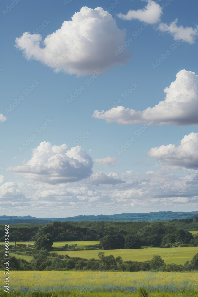 landscape with sky and field landscape with sky and field