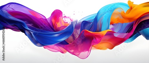 Abstract colorful fluid background photo