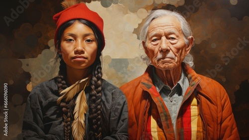 Grandpa and grandma. Generative AI © ArtSpree