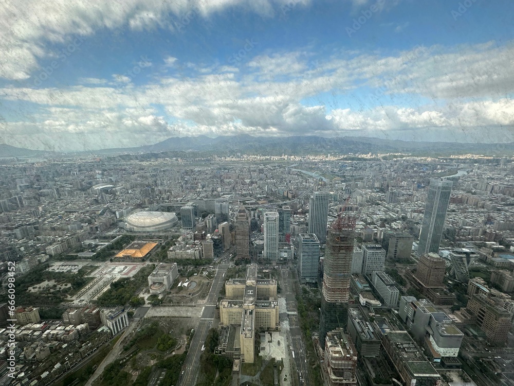 Taipei view from Taipei 101