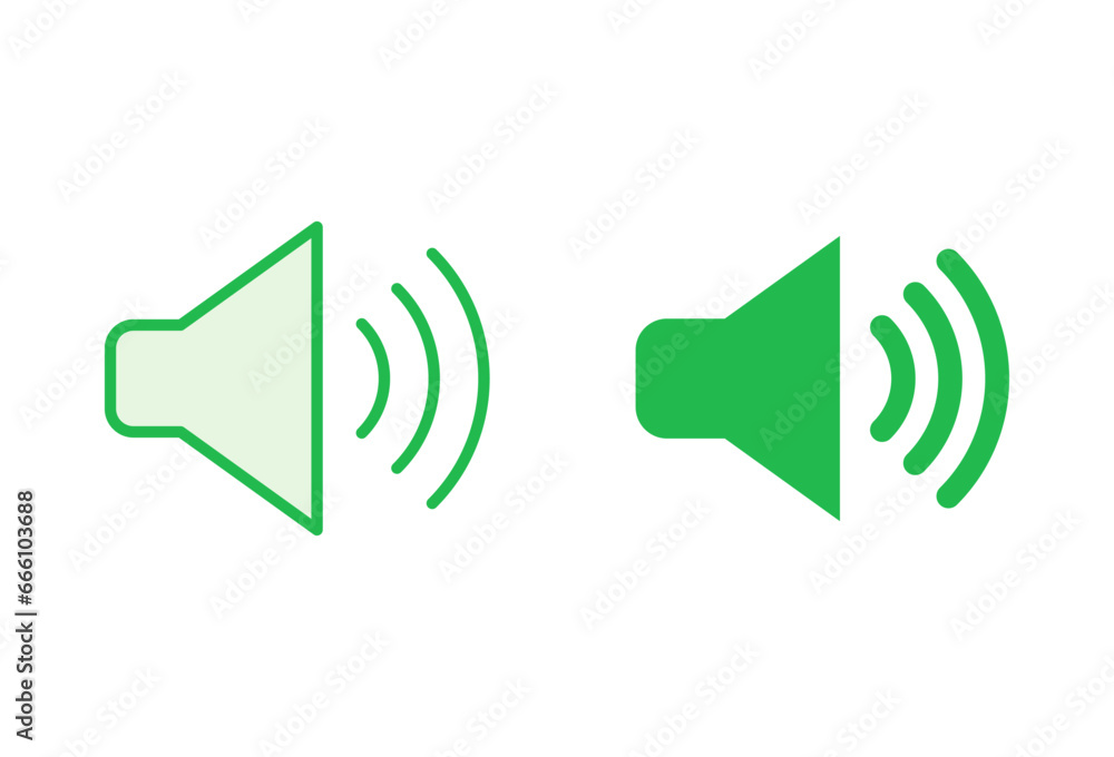 Speaker icon set. volume icon vector. loudspeaker icon vector. sound symbol Speaker icon set. volume icon vector. loudspeaker icon vector. sound symbol