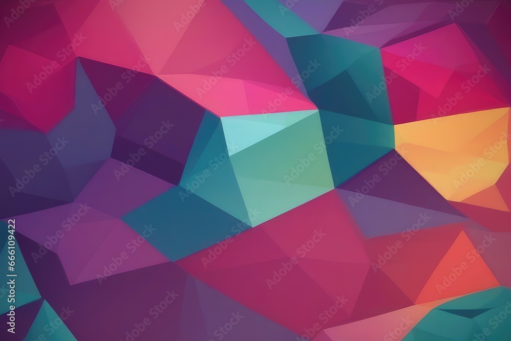 Fototapeta premium abstract background pictures polygon geometric figure