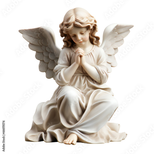 Wallpaper Mural Angel statue isolated on transparent background, Generative AI Torontodigital.ca