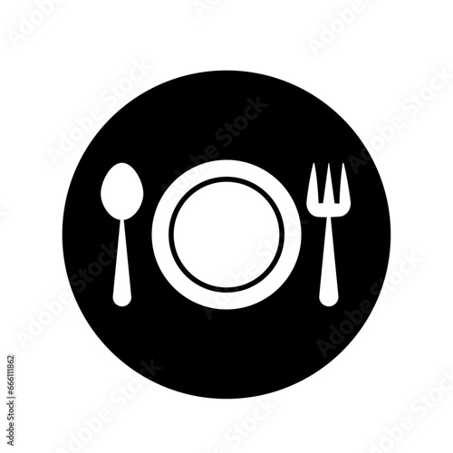 Restaurant icon vector