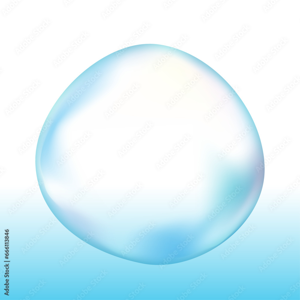 球体の水、真珠のようなグラデーションメッシュのベクターイラスト 球体の水、真珠のようなグラデーションメッシュのベクターイラスト