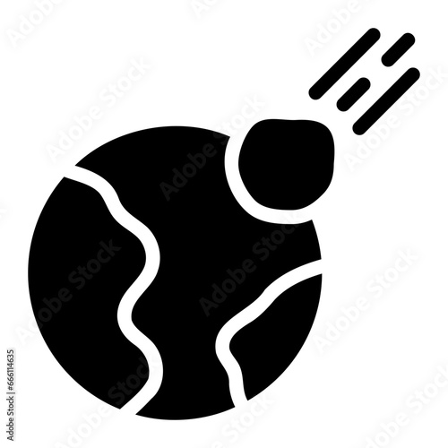 catastrophe glyph icon