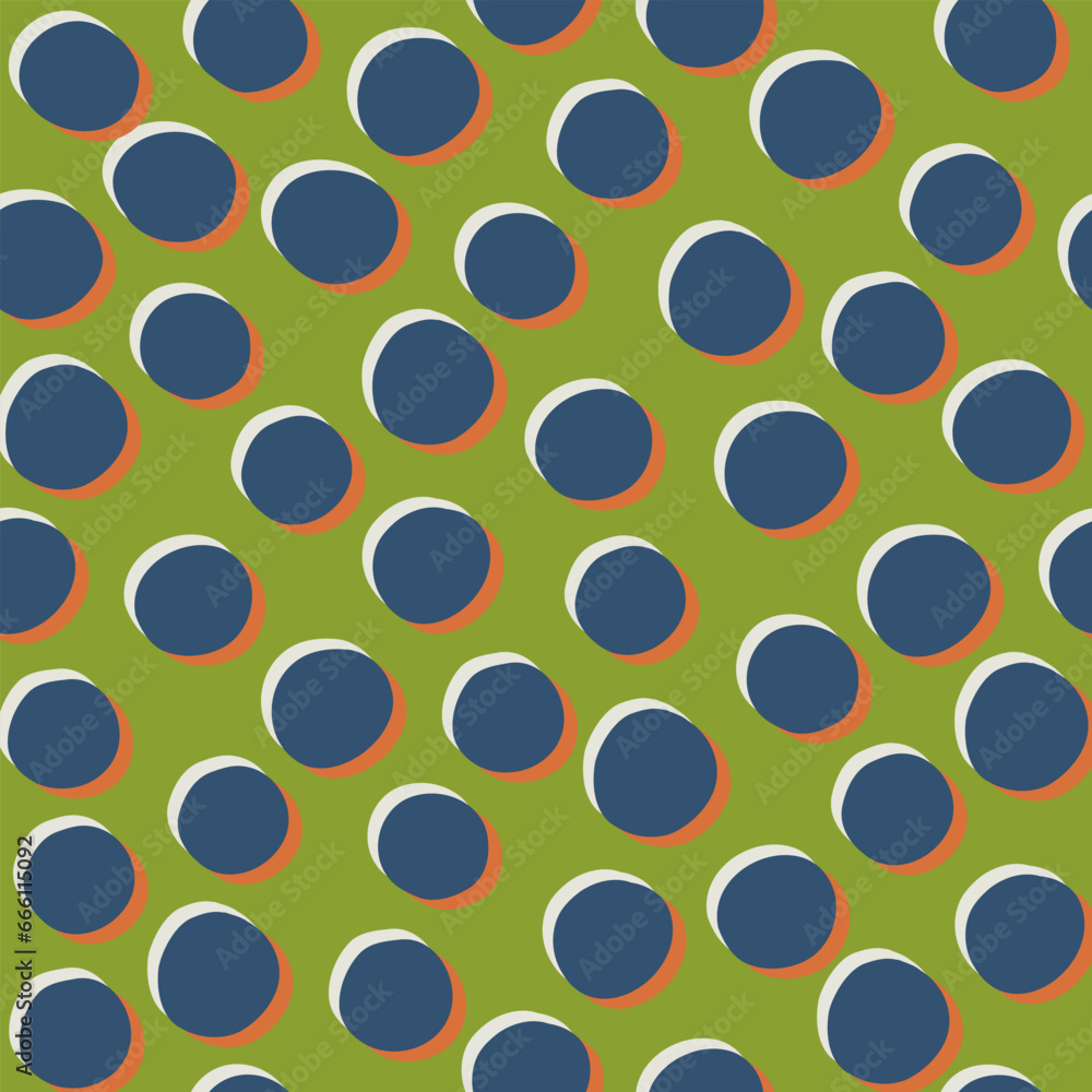 Trendy vector seamless pattern with abstract forms. Unusual dots. Hand drawn modern background for card, print on clothes. Trendy vector seamless pattern with abstract forms. Unusual dots. Hand drawn modern background for card, print on clothes.