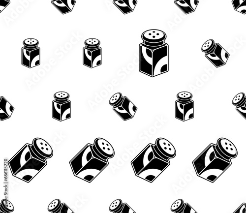 Salt Pepper Shaker Icon Seamless Pattern M_2310002