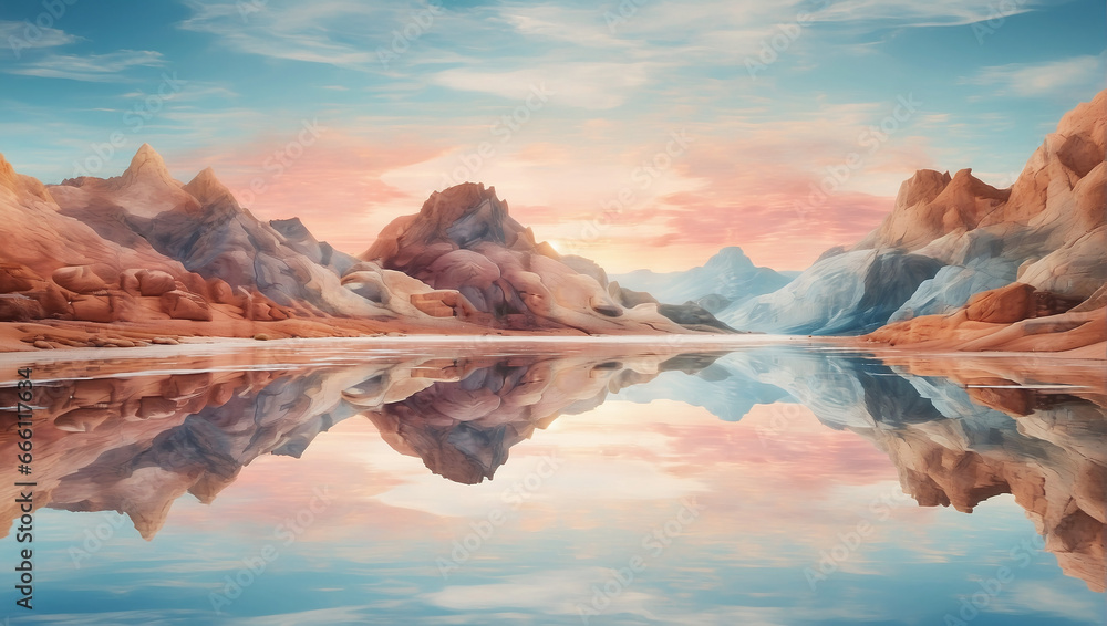 Abstract backdrop that mirrors the dreamy, ethereal beauty of untouched wilderness.